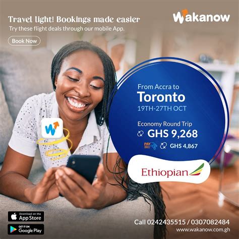 wakanow ghana flight booking.
